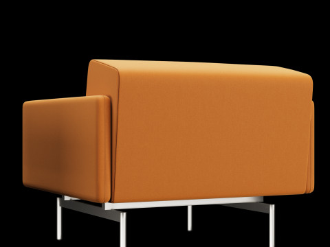 BT design matt modular chair 3D Model
