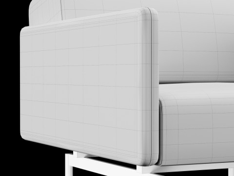 BT design matt modular chair 3D Model