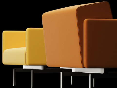 BT design matt modular chair 3D Model