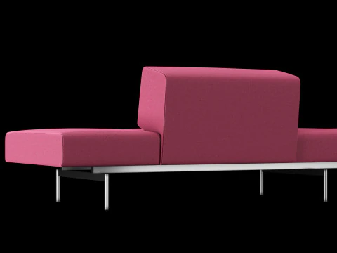 BT design matt modular sofa var 1 3D Model