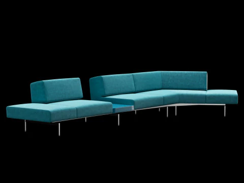 BT design matt modular sofa var 3 3D Model