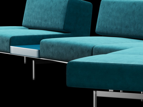 BT design matt modular sofa var 3 Modèle 3D