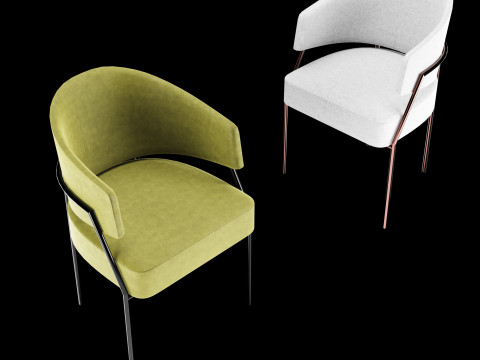 Modern dining chair 3D Model