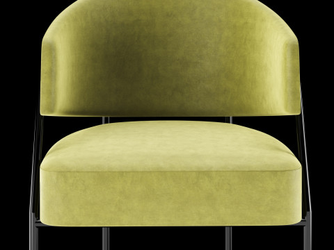 Modern dining chair 3D Model