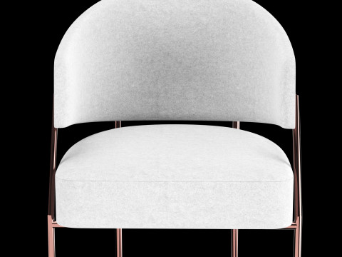 Modern dining chair 3D Model