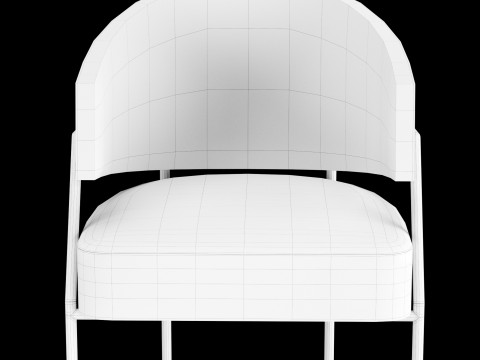 Modern dining chair 3D Model