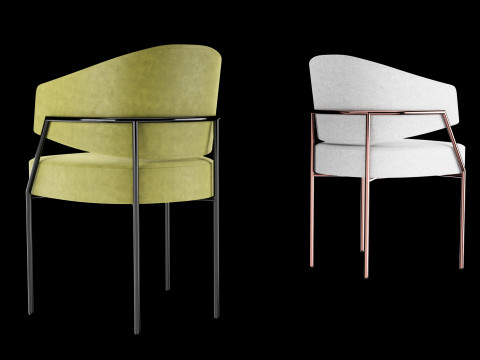 Modern dining chair 3D Model
