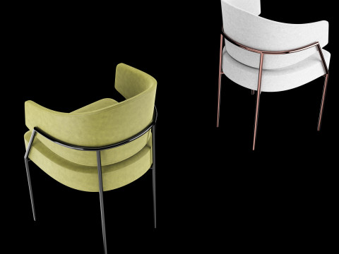 Modern dining chair 3D Model
