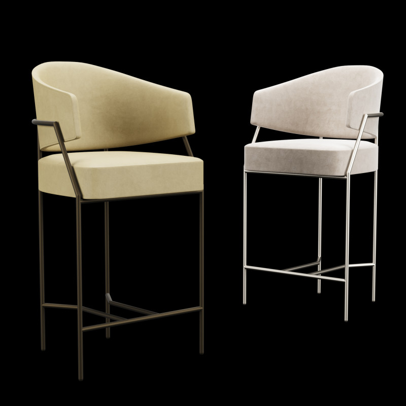 Big bar chair 3Dモデル .c4d .max .obj .3ds .fbx .stl .blend