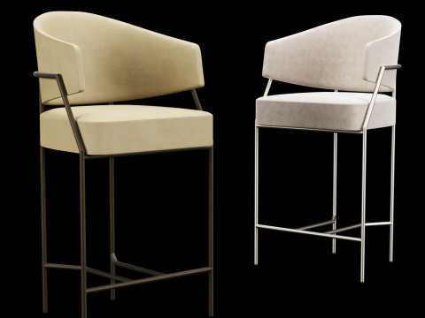 Big bar chair Modelo 3D