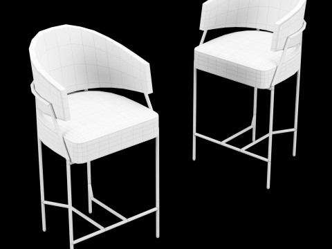 Big bar chair 3Dモデル