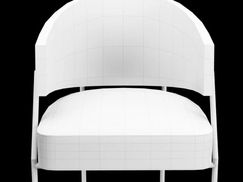 Big bar chair 3D Model