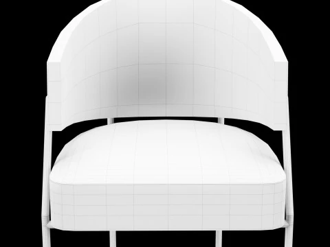 Big bar chair 3D Model