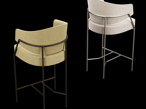 Big bar chair 3Dモデル