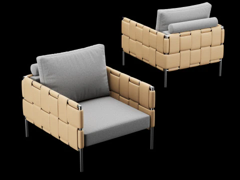 Rasio dari kursi turi Model 3D