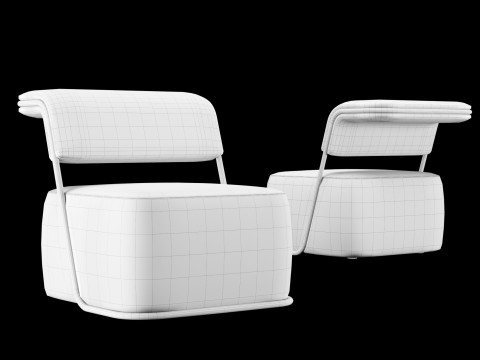 Modern lounge chair Model 3D