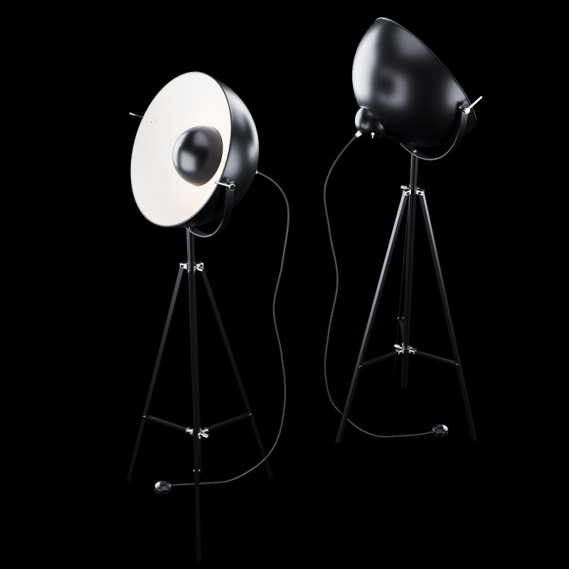 Modern floor lamp 1 3D Modell .c4d .max .obj .3ds .fbx .stl .blend