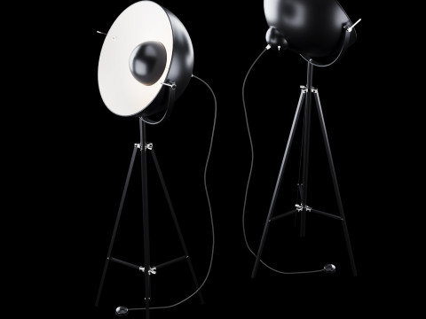 Modern floor lamp 1 3D Model