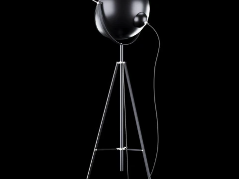 Modern floor lamp 1 3D Model
