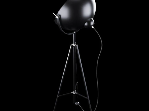 Modern floor lamp 1 3D Model