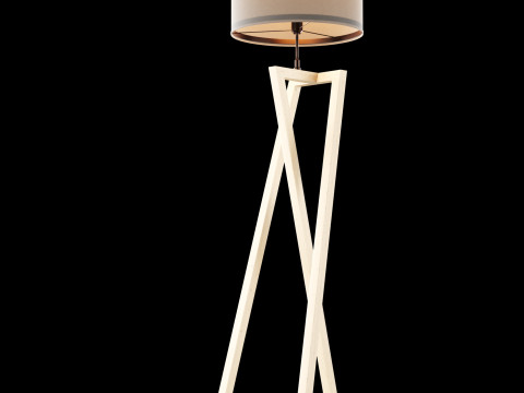 Modern floor lamp 2 Model 3D