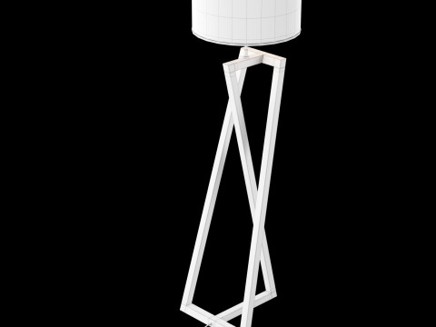 Modern floor lamp 2 Model 3D