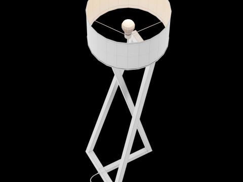 Modern floor lamp 2 Model 3D