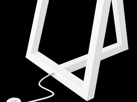 Modern floor lamp 2 Model 3D