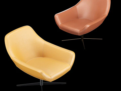 Modern lounge chair 1 3D Model