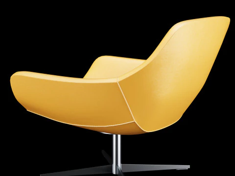 Modern lounge chair 1 3D Model