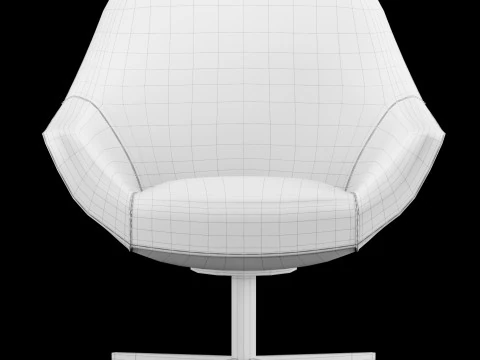 Modern lounge chair 1 3D Model