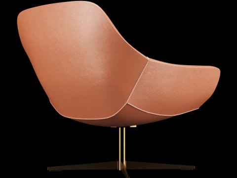 Modern lounge chair 1 3D Model