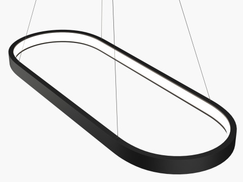 Modern pedant LED light 1 3D Model