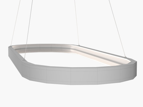 Modern pedant LED light 1 3D 모델