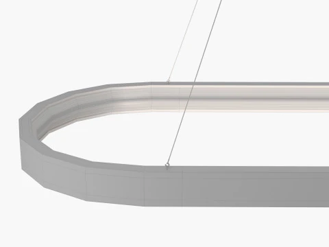 Modern pedant LED light 1 3D Model