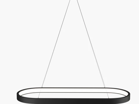 Modern pedant LED light 1 3D Model