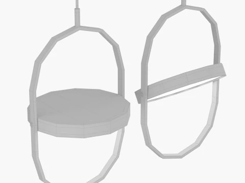 Modern pedant LED light 2 3D Model