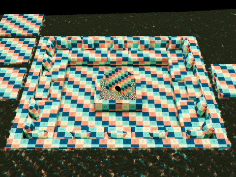 Garden patio 3Dモデル