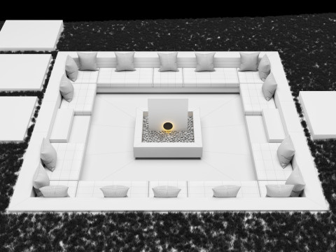 Garden patio 3Dモデル