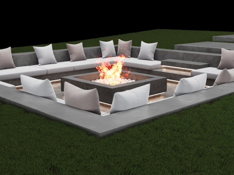 Garden patio 3Dモデル