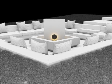 Garden patio 3Dモデル