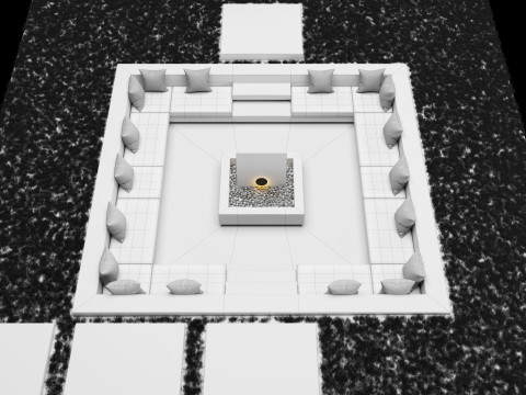 Garden patio 3Dモデル