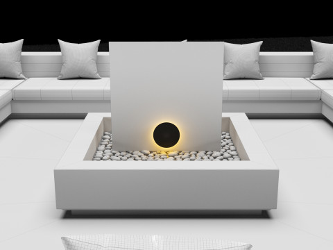 Garden patio 3Dモデル