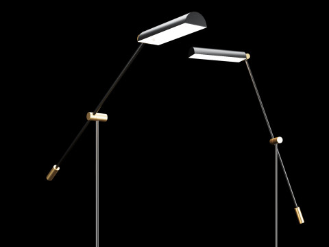 Modern floor lamp 3 Model 3D