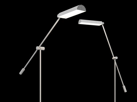 Modern floor lamp 3 3D Model