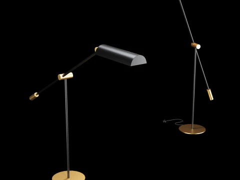 Modern floor lamp 3 3D Model
