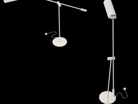Modern floor lamp 3 3D Model