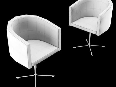 silla de trabajo moderna Modelo 3D