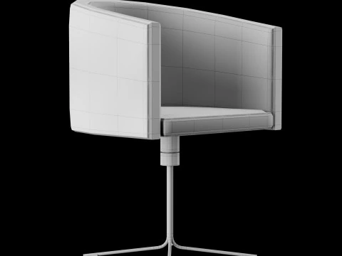 silla de trabajo moderna Modelo 3D