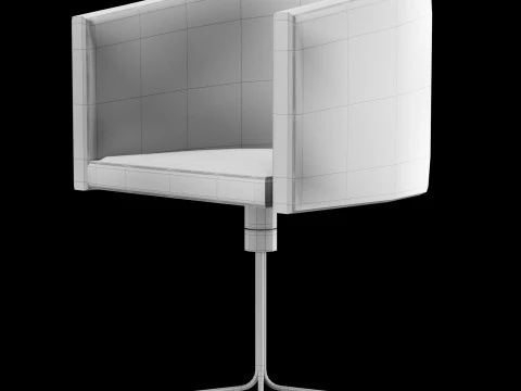 silla de trabajo moderna Modelo 3D